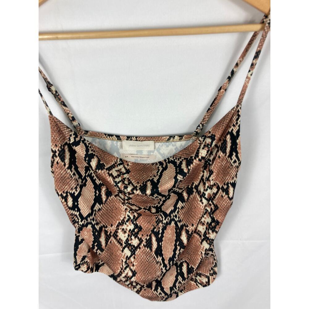 Urban Outfitters Snakeskin Crop Tank Size Small - Picture 2 of 4